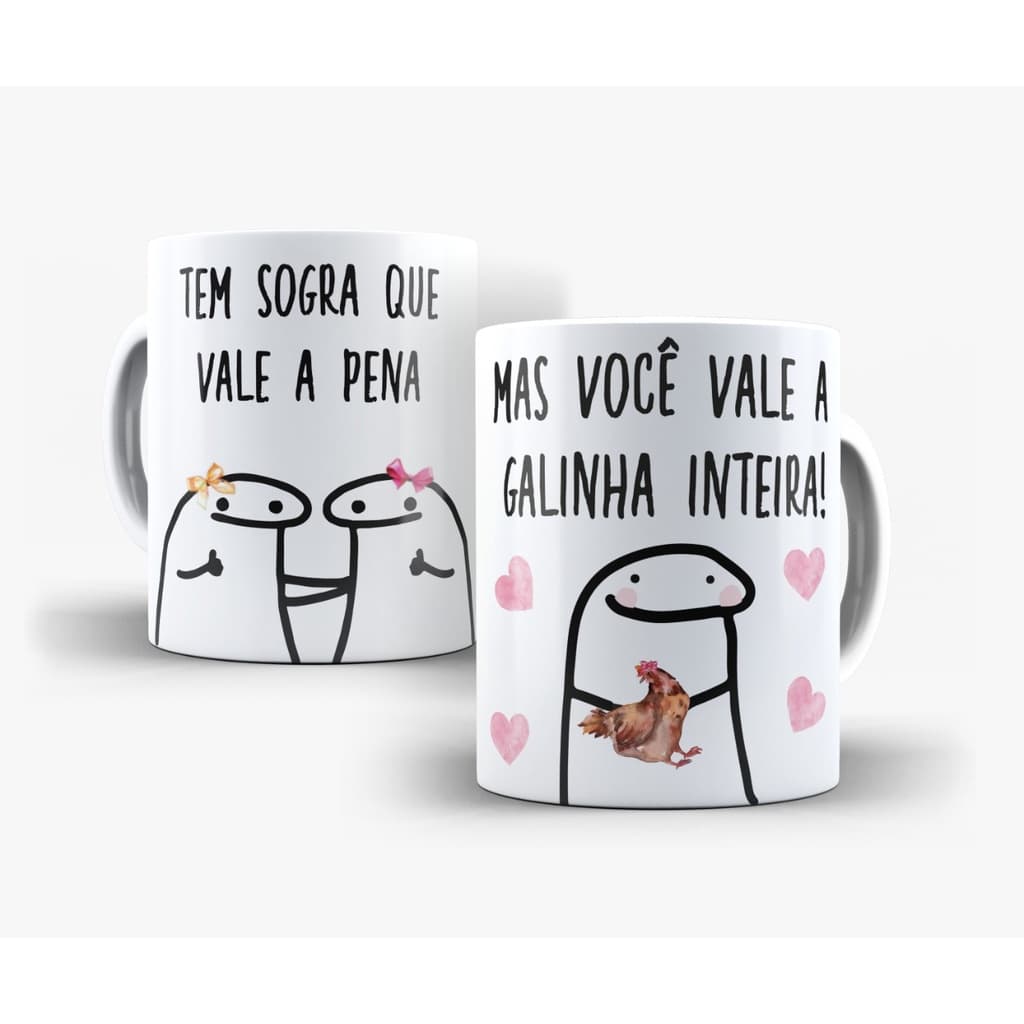 CANECA PERSONALIZADA - FLORK - TEM SOGRA QUE VALE A PENA