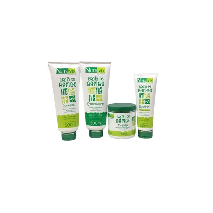 Kit Broto De Bambu - Nutrivix Cosméticos