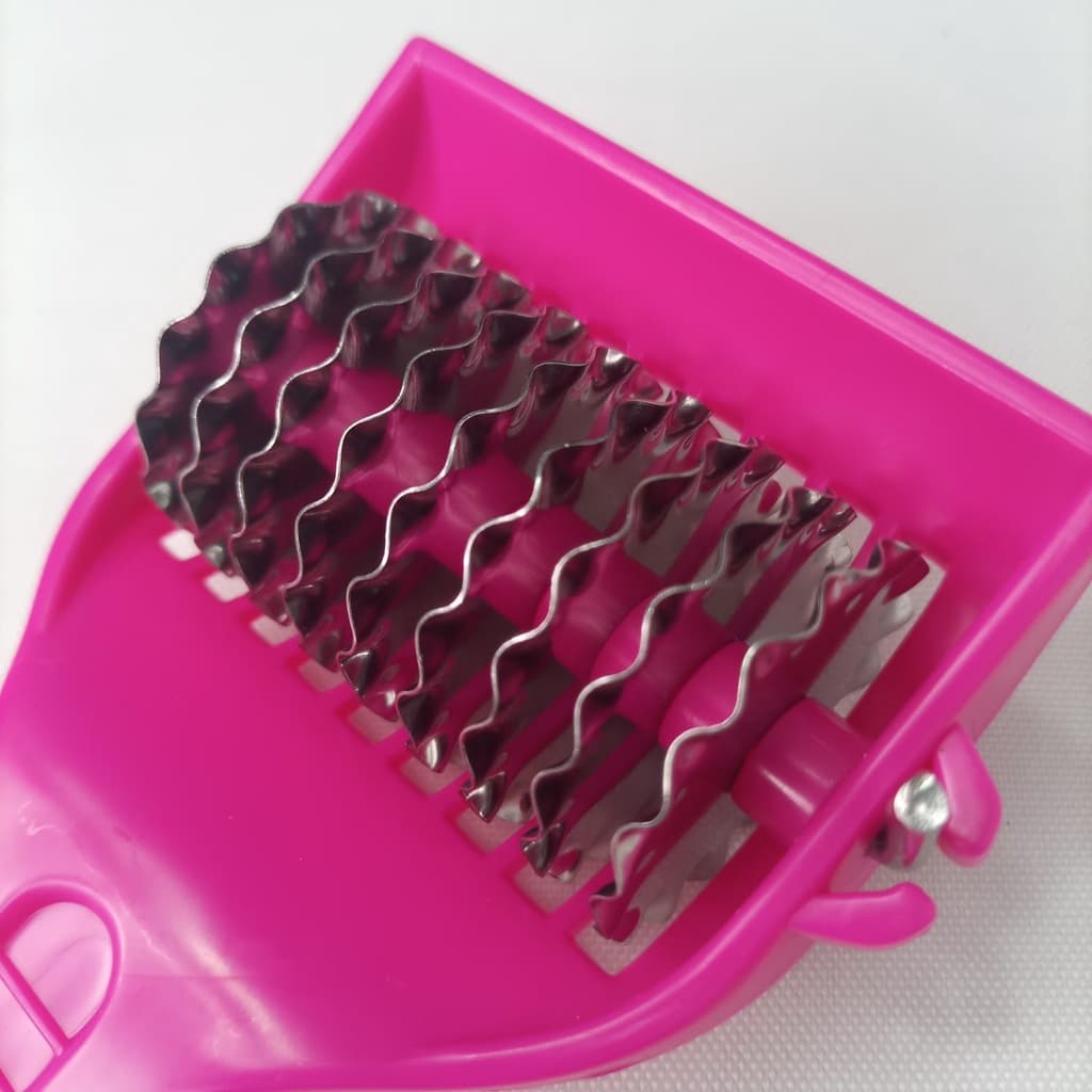 Rolo Fatiador  Ondulado Cortador de Massas  para Biscoitos, Macarrão - C3380C