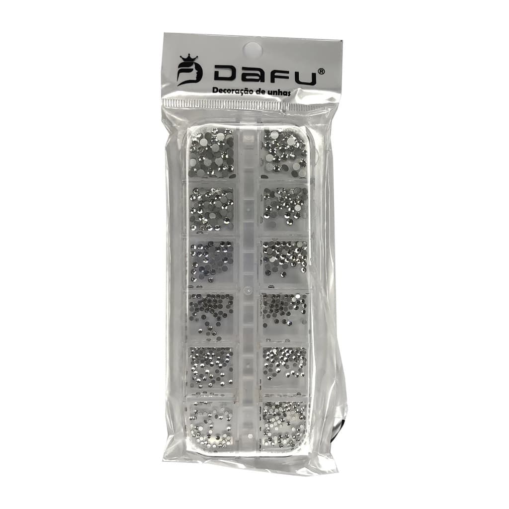 Dafu Strass De Unhas Decoração de Unha Com Case