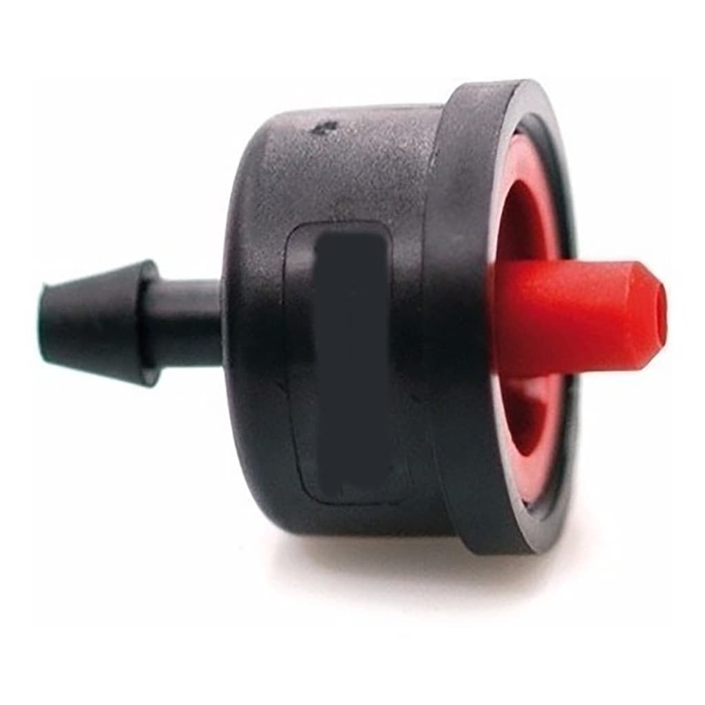Kit 10 Gotejador botao Auto Compensante iDrop 8 litros hora Vermelho