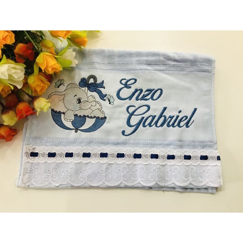 Toalha de lavabo,toalha de boca,toalha infantil bordada e personalizada com nome