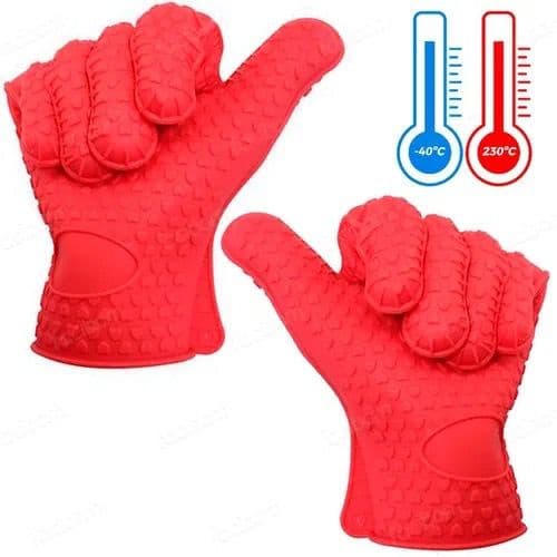 Par de Luvas Termicas Luva para Fogao Forno Kit 2 unidades Suporta 230 Graos