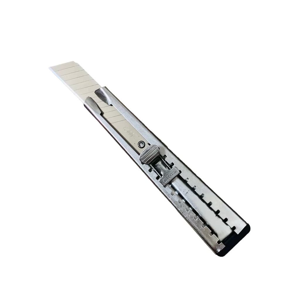 Estilete com Lâmina em Metal 15 Cm Profissional Com Trava