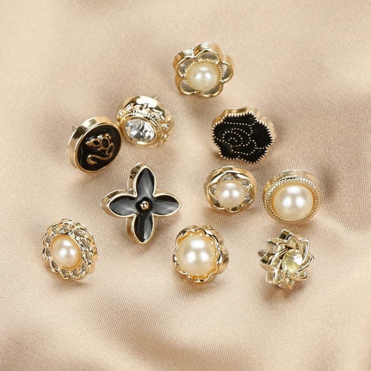 Broche Elegante Para Trabalhos Artesanais e Decoração de Roupas Acessórios Bolsas Artes