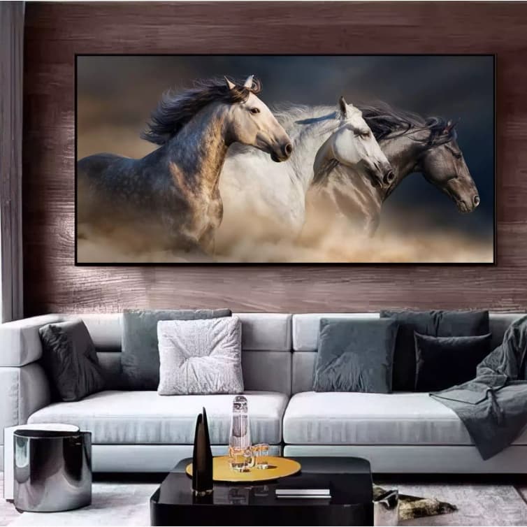 Quadro decorativo 1 tela Cavalo