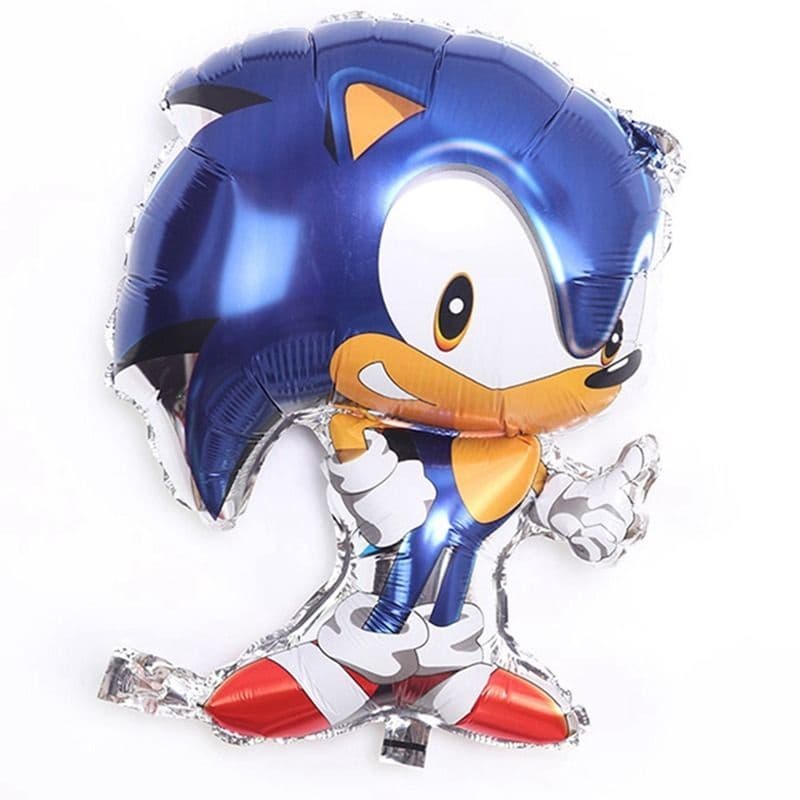 Balão metalizado Sonic Azul 70 cm