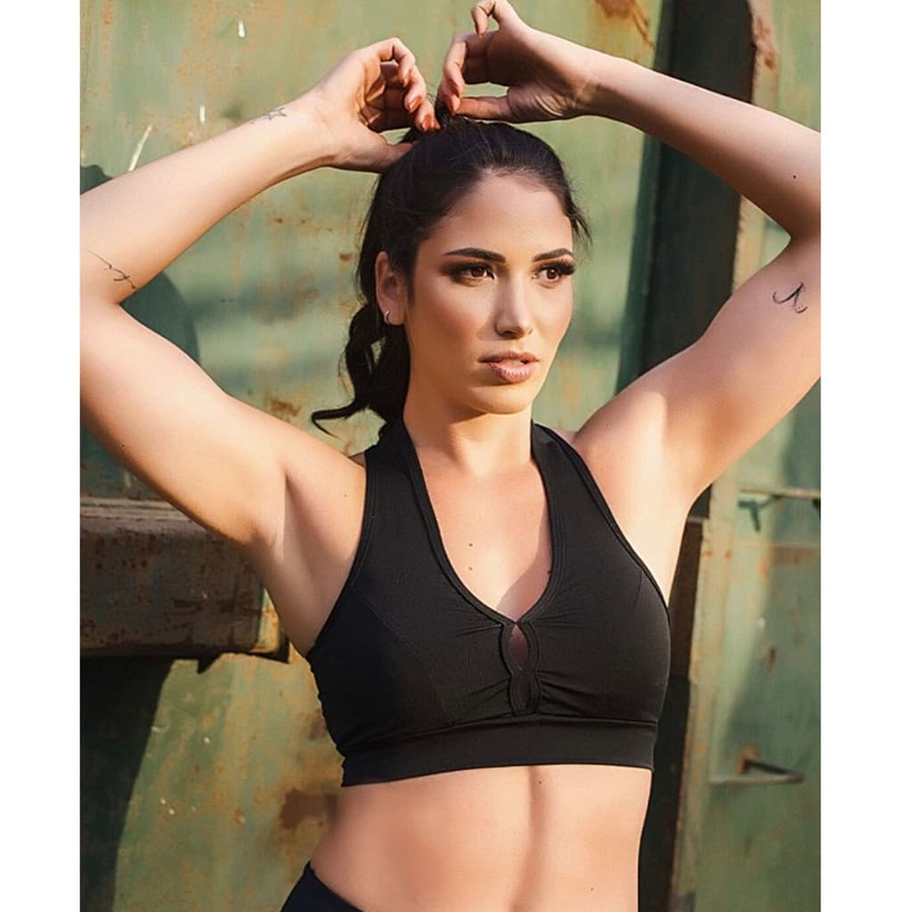 Top Fitness Nadador Academia Sport Sustentação Ginástica Dia a Dia