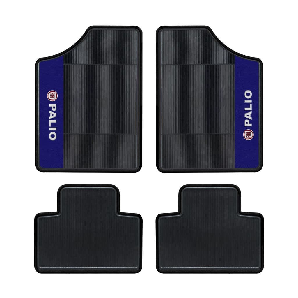 Conjunto 4 Tapetes Automotivo Fiat Palio 1996 Ao 2018 Bordado Personalizado Em Couro