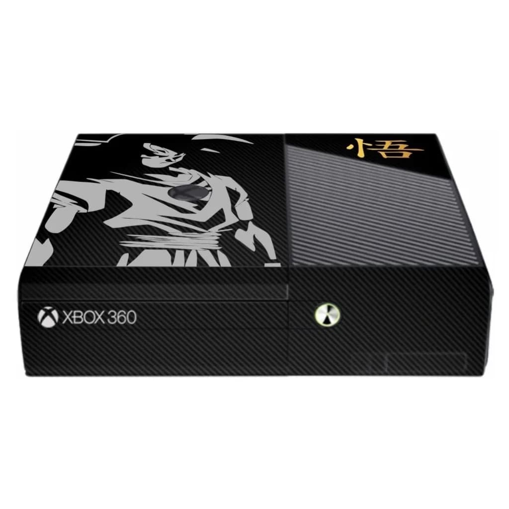 Skin Carbono Xbox 360 Super Slim Dragon Ball Modelo 2