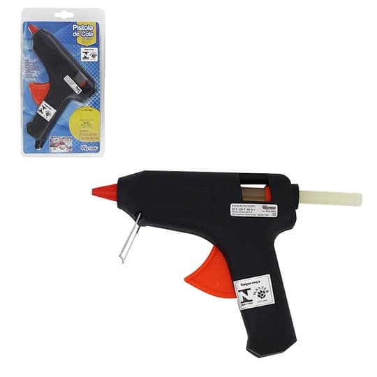Pistola De Cola Quente Grande Bivolt + 2 Bastões De Cola/ 40w