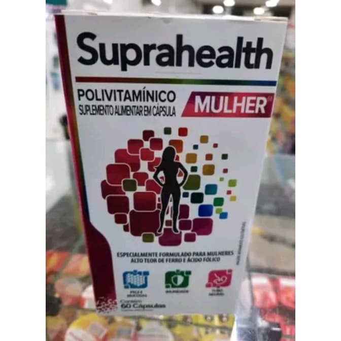 Vitamina Suprahealth Mulher c/ 60 cápsulas Polivitamínico