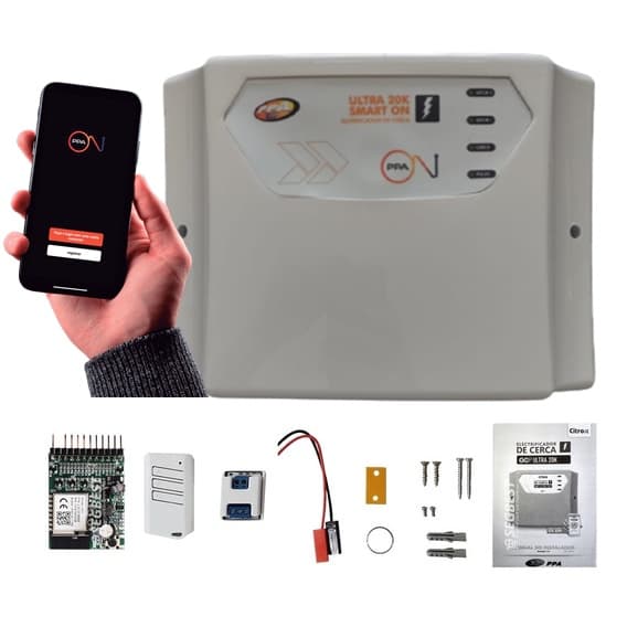 Central de Cerca Elétrica PPA Ultra 20k Smart ON Wifi com modulo Arme e desarme via app