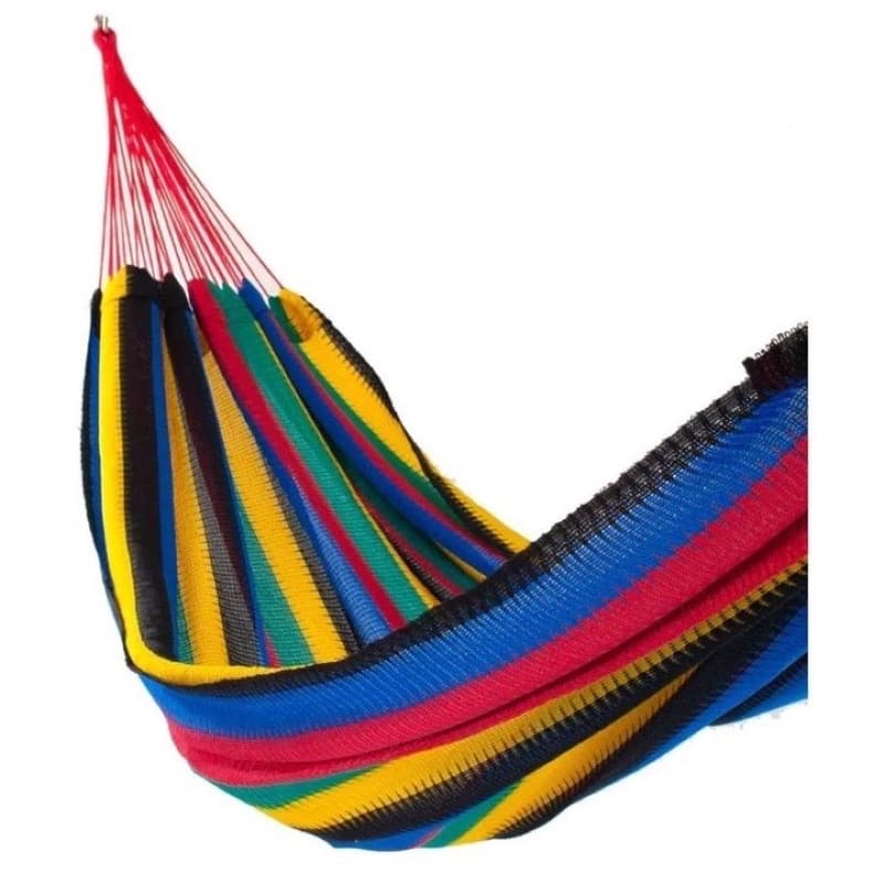 Rede de Dormir Descanso Nylon 4.5m Confortável Colorida Estilo Amazonas