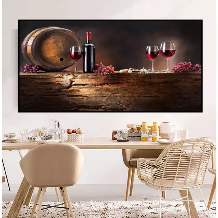 Quadro decorativo 1 tela vinhos