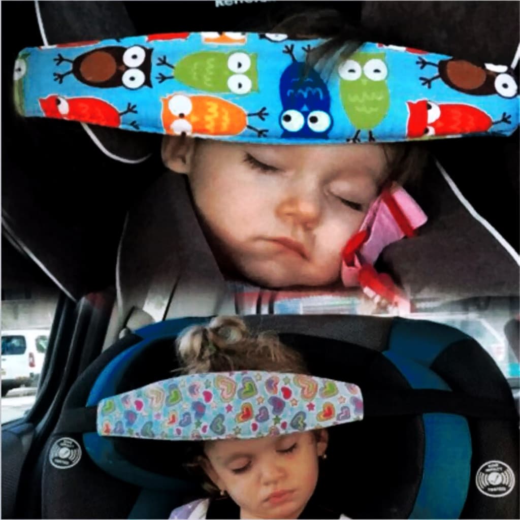 Faixa Apoio Suporte Cabeça Bebê Cadeirinha Carro Soneca Sono