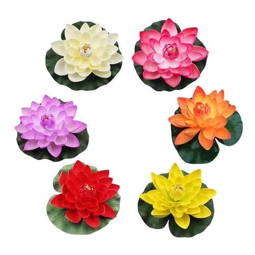 Flor De Lótus Artificial, Vitória-Régia Ideal P/ Decoração, Arranjos, Decorar Festas e casa