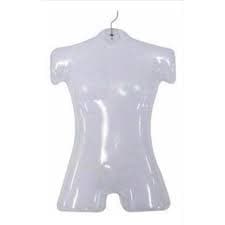 1 Cabide Busto em Pvc Infantil já Acompanha o Gancho