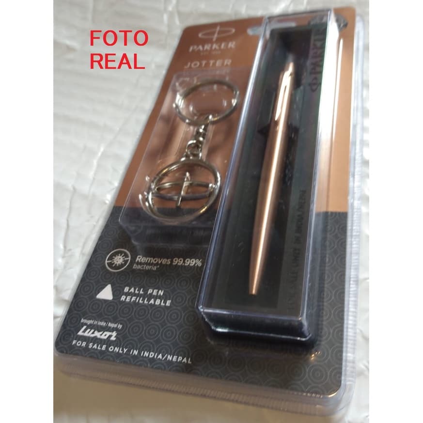 Caneta Esferográfica PARKER Jotter Anti microbiana CION + Chaveiro Parker