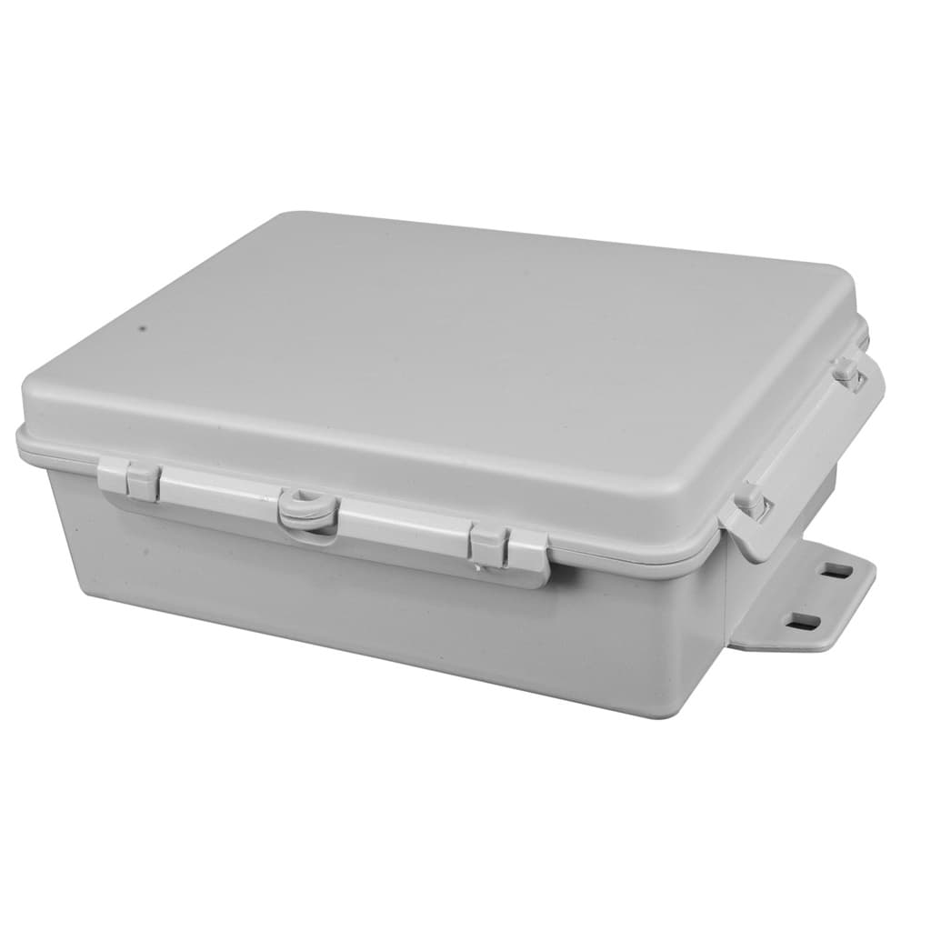 Caixa Hermética Multiuso Baby Slim Cinza - Pacific 14,5 x 10,5 x 5,5 cm - CHM0011