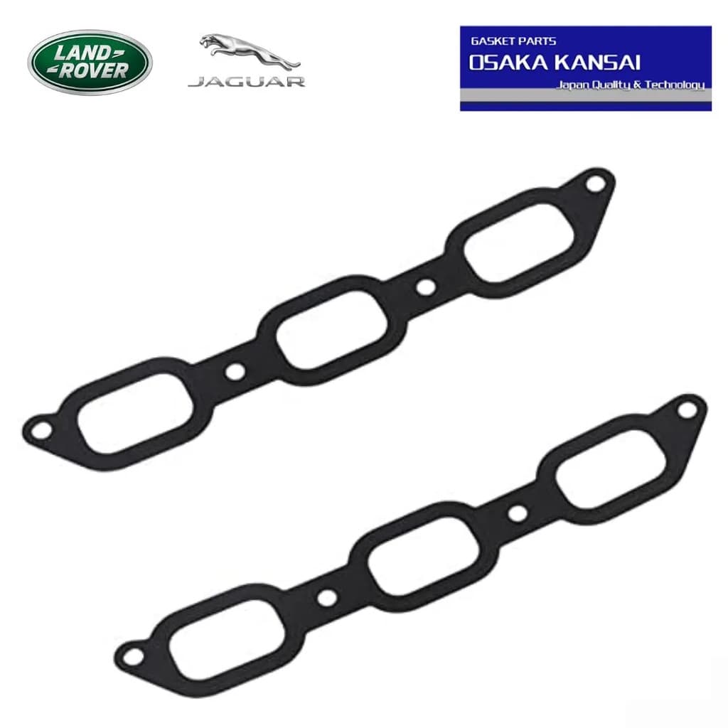 Par Juntas Coletor Admissão Land Rover/Jaguar Discovery 5/Range Rover Sport/F-Type/Xe/Xf/Xj 3.0 24V V6 2013 a 2019 LR041681/SKU2645