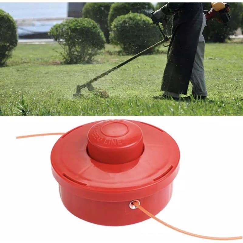 Carretel aparador de grama cabeça ferramentas jardim carretel linha cortador de escova corda cortador de grama