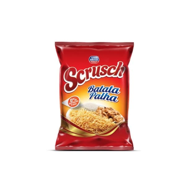 Batata Palha Scrusch 140g C/5 Unidades