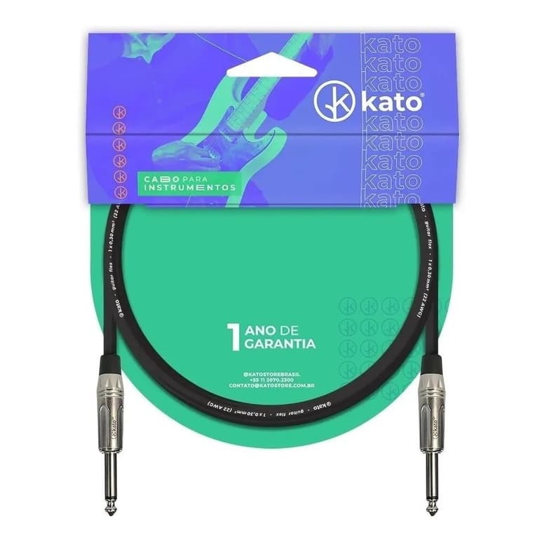 5 Metros - Cabo De Instrumento Kato P10/p10.