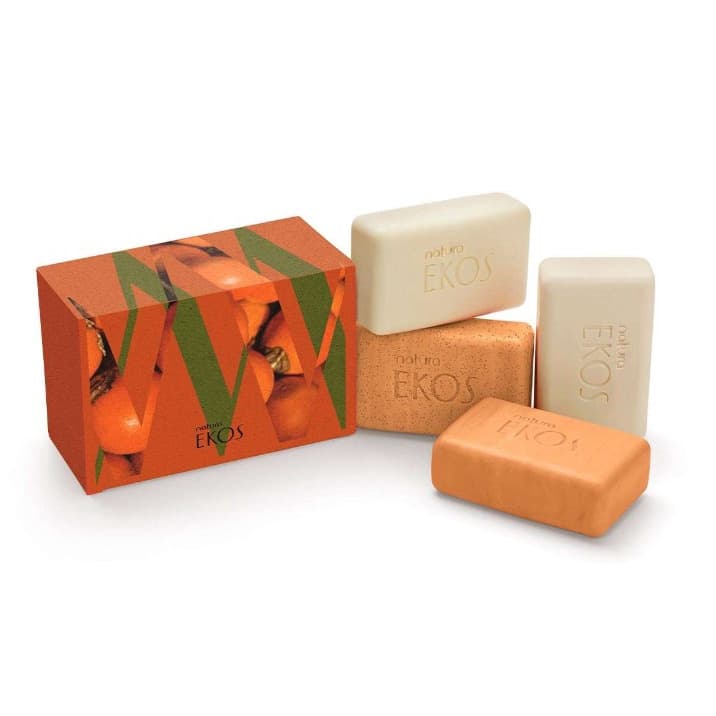 Sabonete Em Barra Puro Vegetal Cremoso e Esfoliante Tukumã Natura Ekos - 4x100g