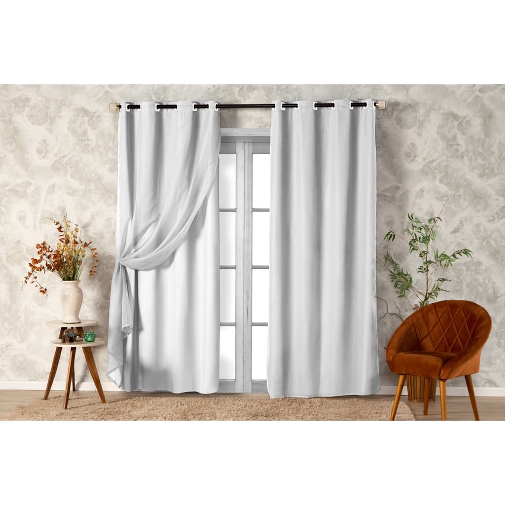 Cortina Blackout 100% Com Tecido 2,80 x 2,30 Altura 2,30metros