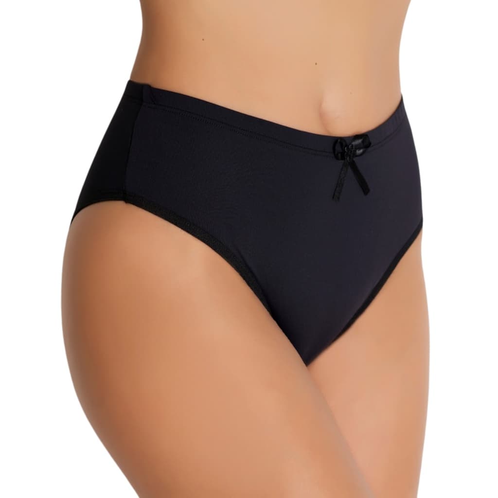 Kit 5 Calçolas Plus Size Cos Alto Feminina Conforto Lisa e Estampada Detalhe Renda