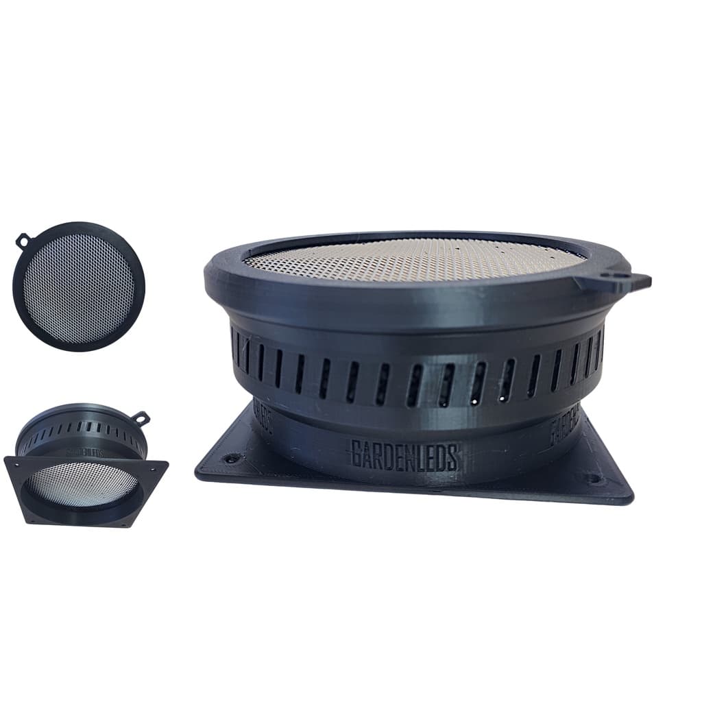 Filtro Carvão Ativado P/ Fan 80mm Gardenleds Anti-Odor Pcgrow Grow Cultivo Indoor