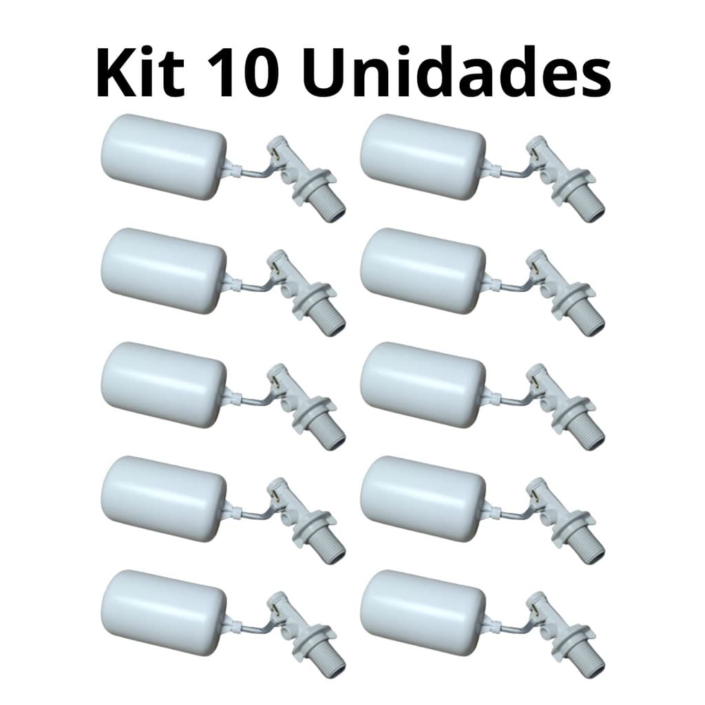 Kit 10 Torneira Bóia Automática Para Bebedouro 1/2" Luconi
