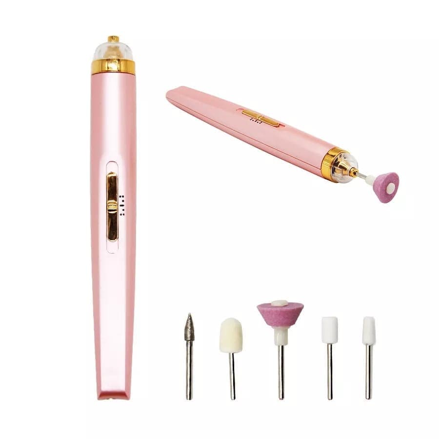 Lixadeira Lixa De Unha Alicate de unha Remover 5 em 1 Manicure Cutícula Portátil Recarregável Salon Nails