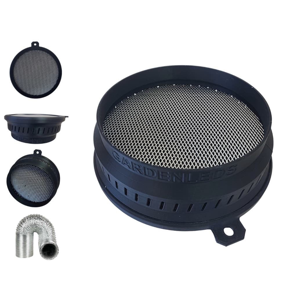 Filtro Gardenleds Anti Odor de Carvão Ativado 100mm, 125mm, 150mm  P/ Cultivo indoor Grow Exaustor