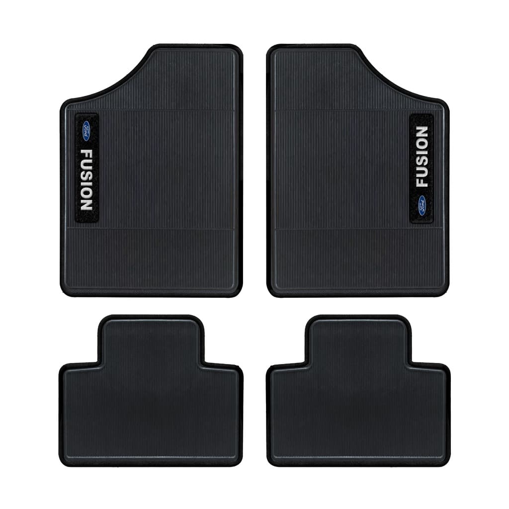 Kit 4 Tapetes De Carro Ford Fusion 2005 Ao 2020 Preto Carpete Base Antiderrapante