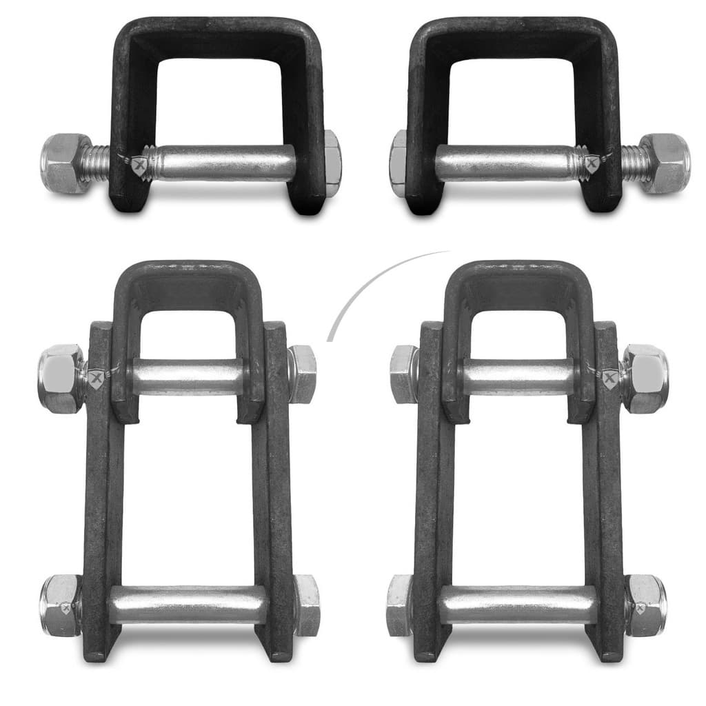 Kit Jumelos Com Parafusos Para Carretinha Reboque Reforçado.