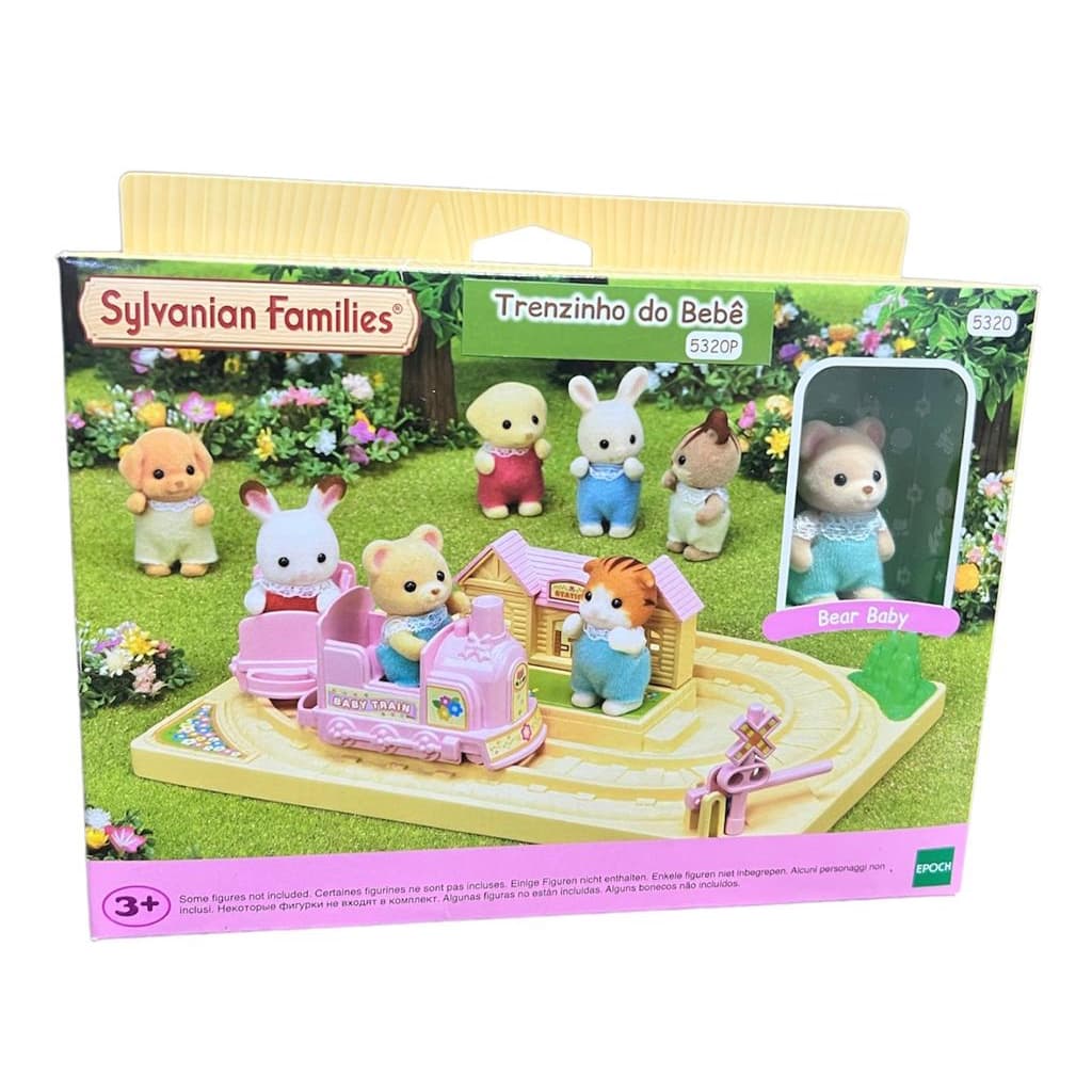 Trenzinho de brinquedo  bebe sylvanian families - epoch magia