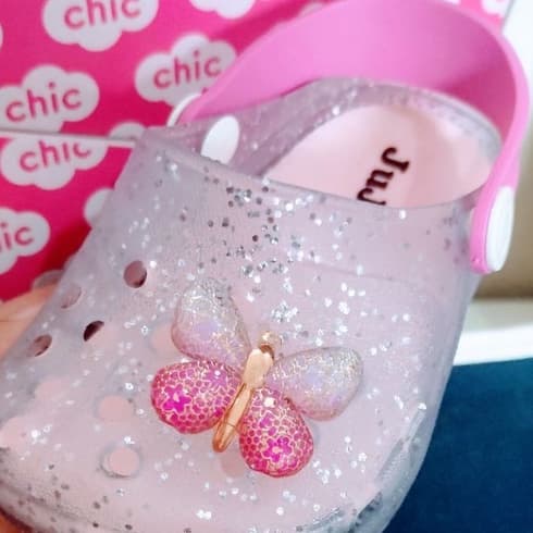 Babuche Chinelo babuche Cros Infantil Menina Baby Bebe Nenem Modinha Barbie