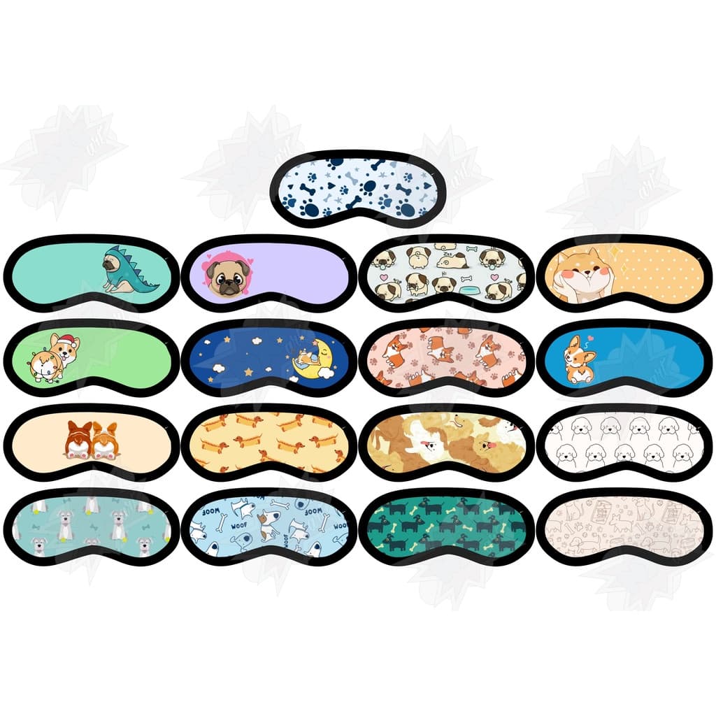 Máscaras de olho de dormir/tapa olho Cachorro / Cachorrinho / Cão / Bicho / Bichinho / Fofo / Cute / Kawaii