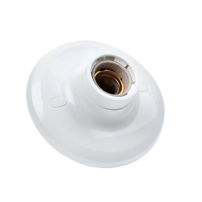 Kit de Plafon de Plástico Com Soquete de Porcelana E-27