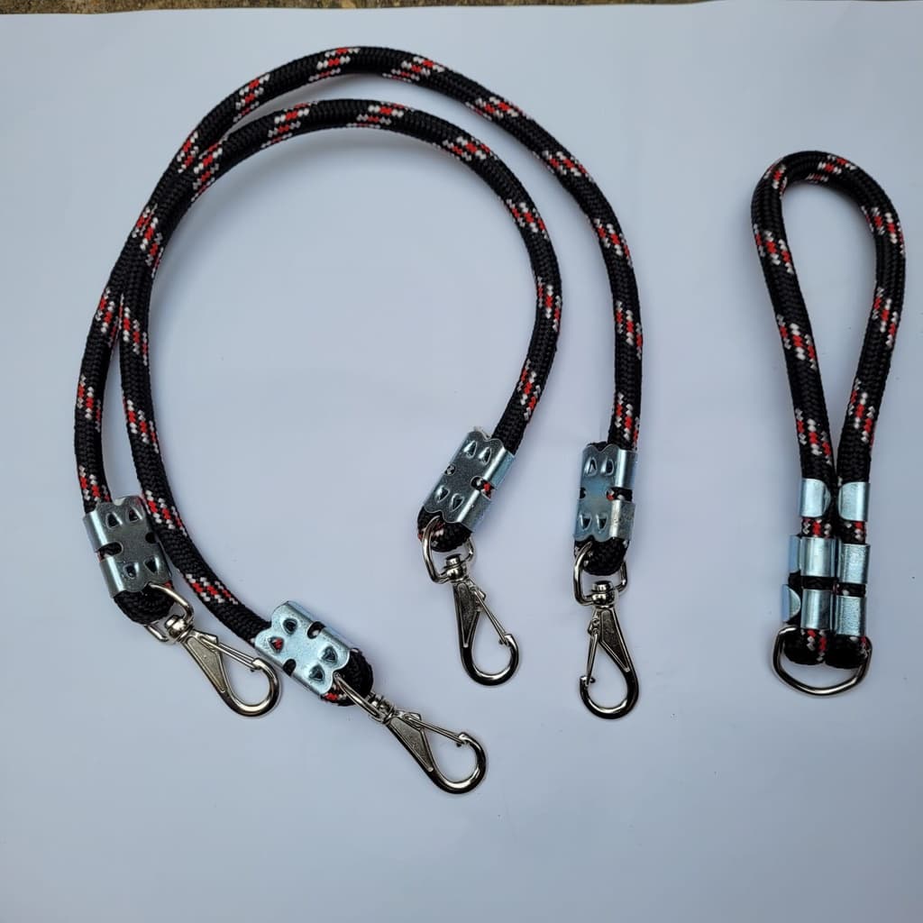 Guia Dupla De Corda Para Cachorro Passeio Adestramento