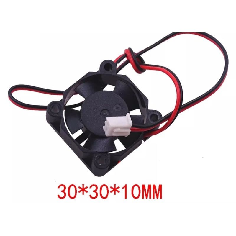 Micro Cooler Ventoinha 30x30x10mm 5v