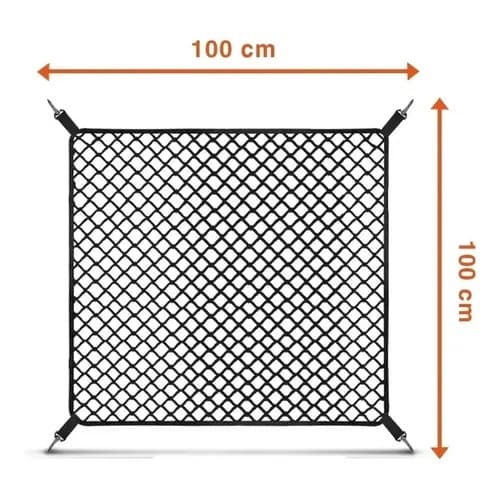 Rede Poliéster Para Porta Malas Universal Para Carros 100x100