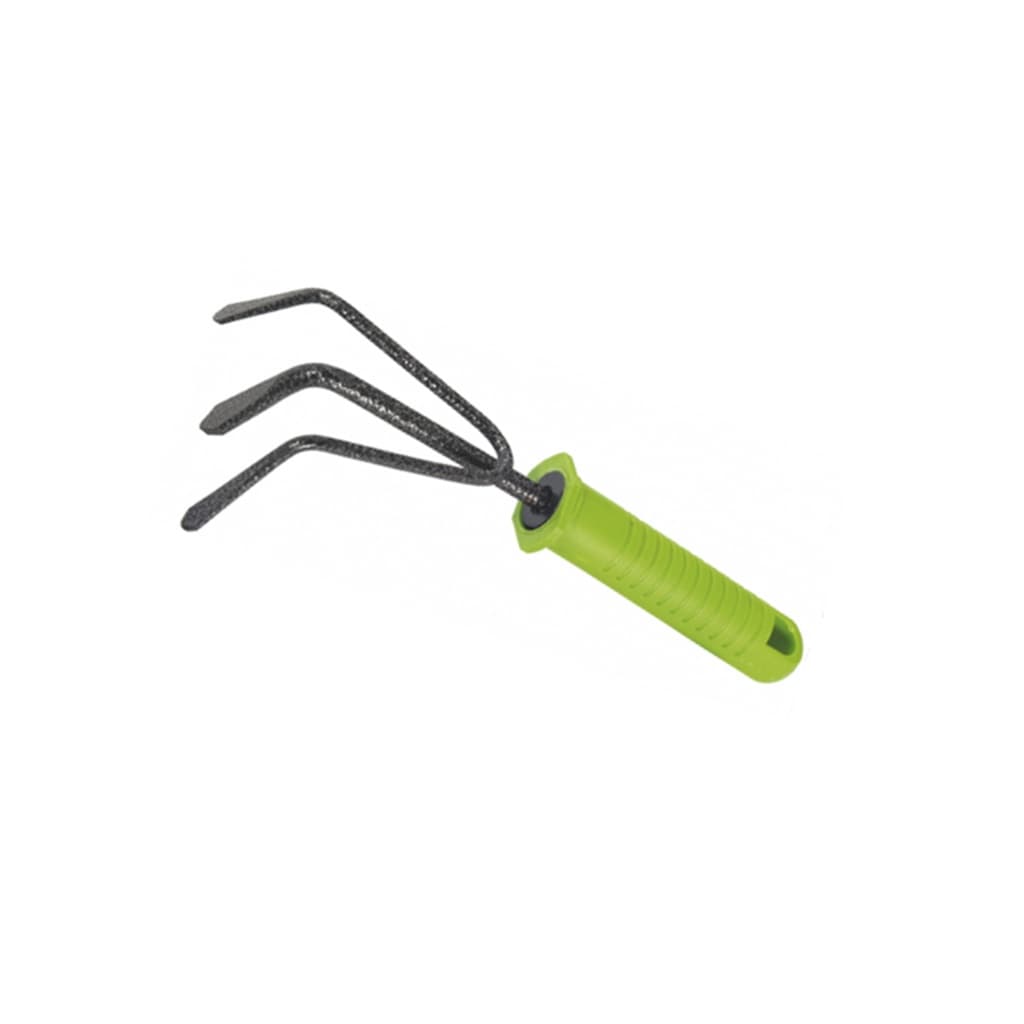 Ancinho Rastelo 3 Dentes Jardinagem Horta Vasos Plantar