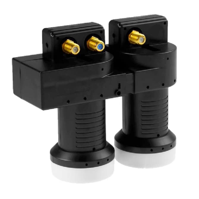 Kit Lnb Carona 2x1 Com Regulagem Banda Ku HD 4k Universal ultra 3 saidas 2+1 70W 61W 63W 58W 30W 22W prova de agua!