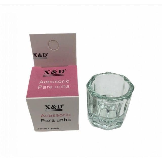 Dappen Copo Pote De Vidro Profissional Para Mistura Porcelana Henna Alongamento