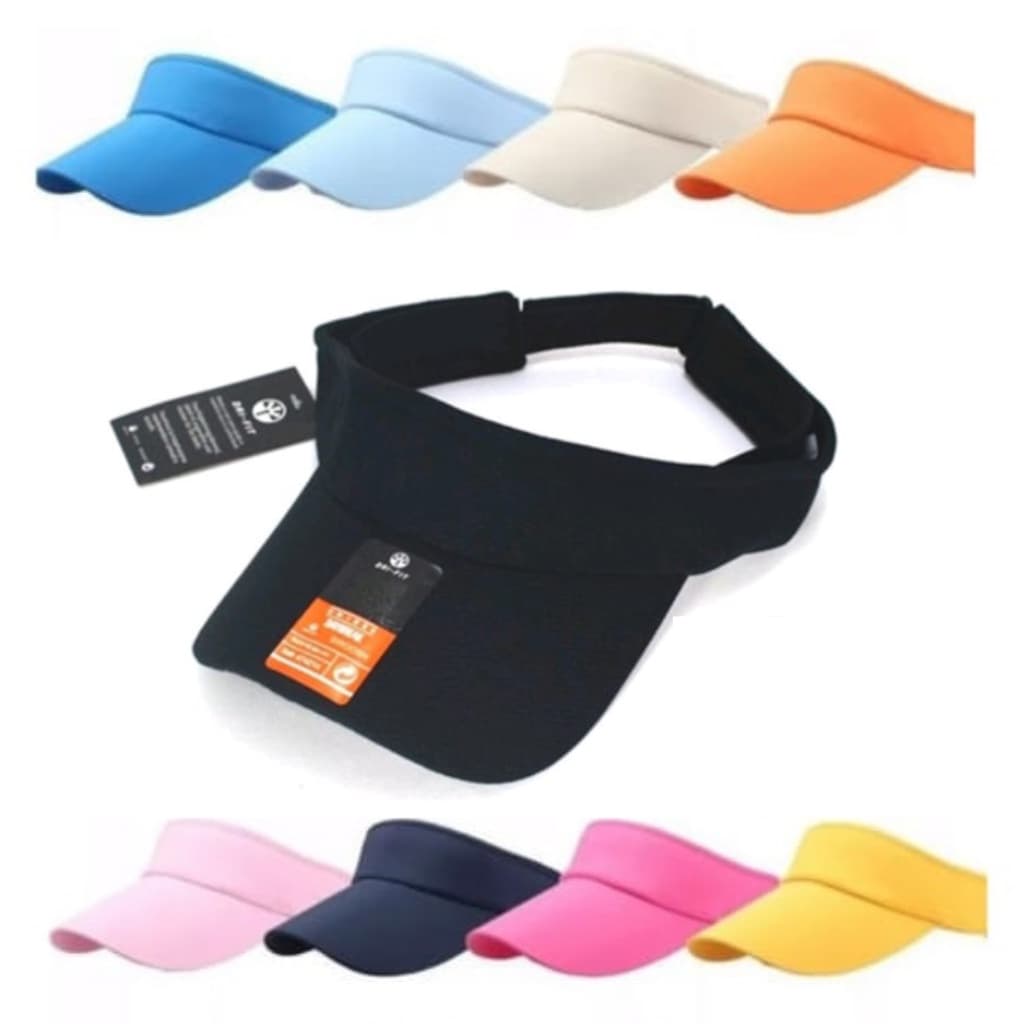 Viseira de Sol lisa Esportiva Praia, Caminhada Varias Cores ESPORTIVA