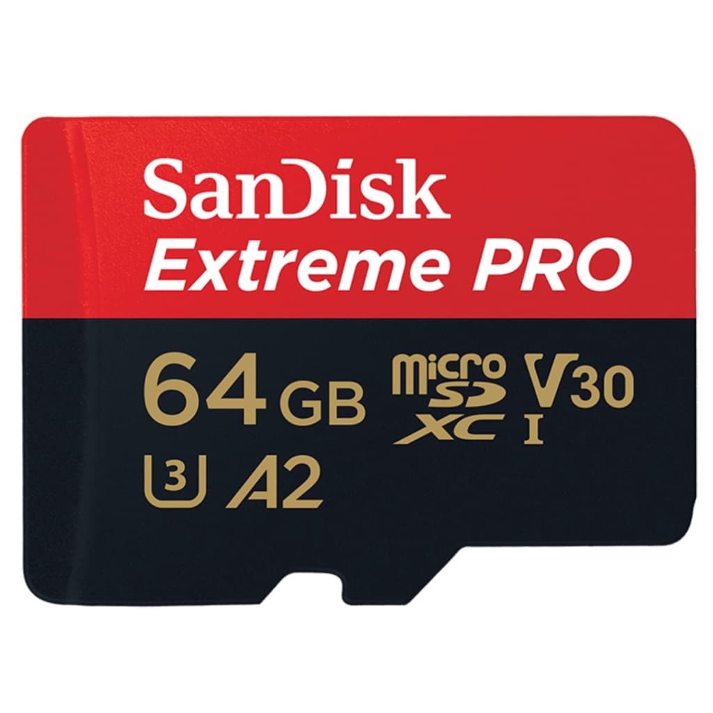 Cartão de Memória 64gb Micro Sd Extreme Pro 200mbs Sandisk (Drones, Câmeras de Ação)
