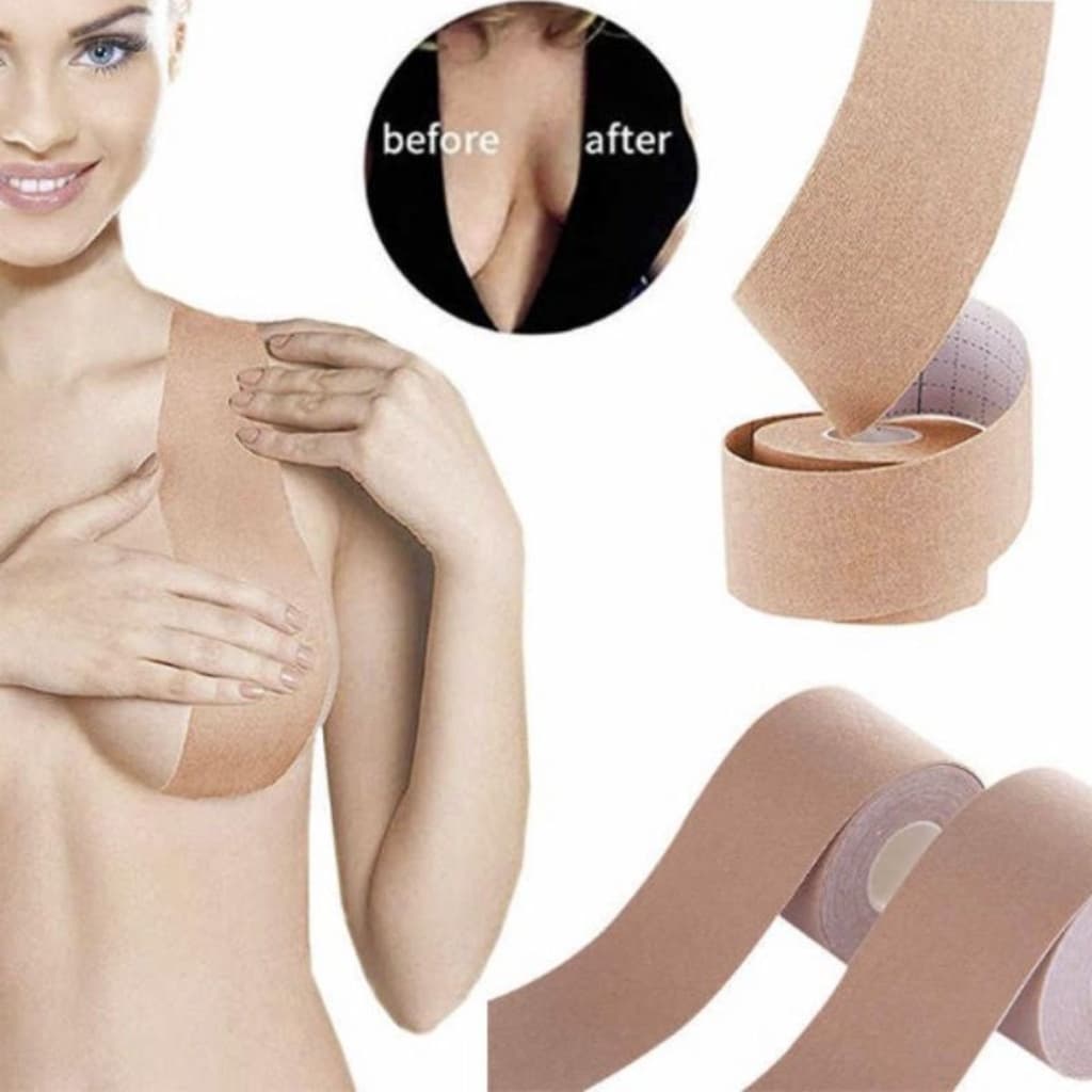 Sutiã Rolo Adesivo Fita Levanta Seio Body Tape